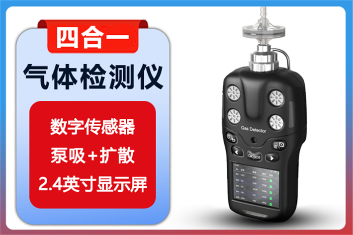 便攜泵吸式四合一氣體檢測儀