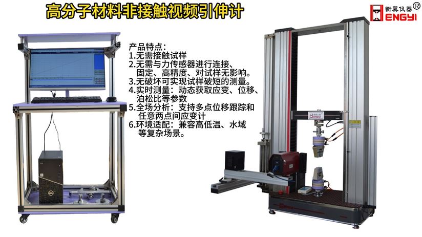 衡翼高分子材料非接触视频引伸计 轴向泊松比视频引伸计