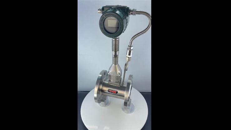 高溫型在線溫壓補償渦街流量計