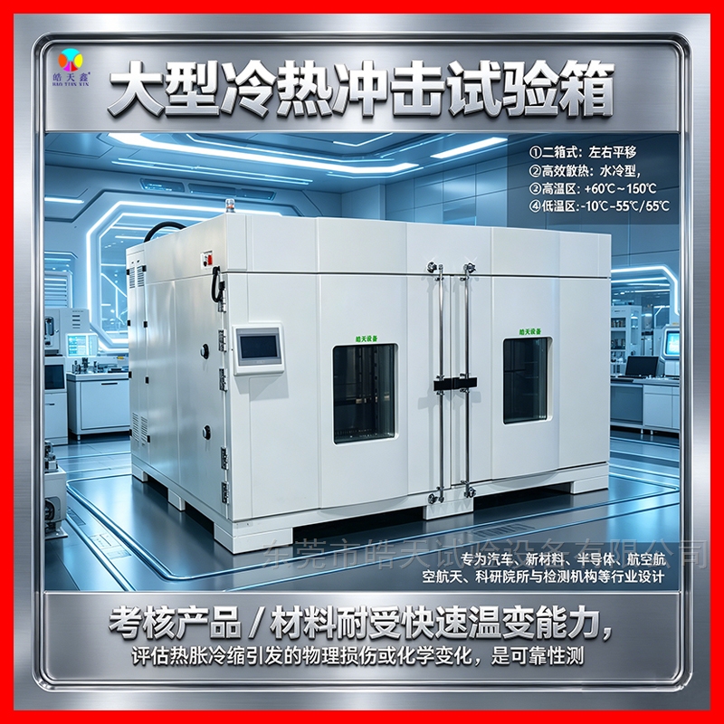 东莞皓天双箱高低温冲击试验箱助力新客户提升产品可靠性