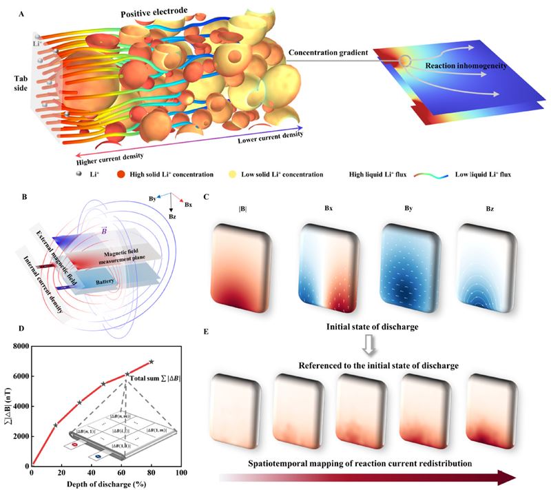 哈工大杜春雨教授团队研发出原位无损映射技术 实现商用锂离子电池内部反应的原位时空解析