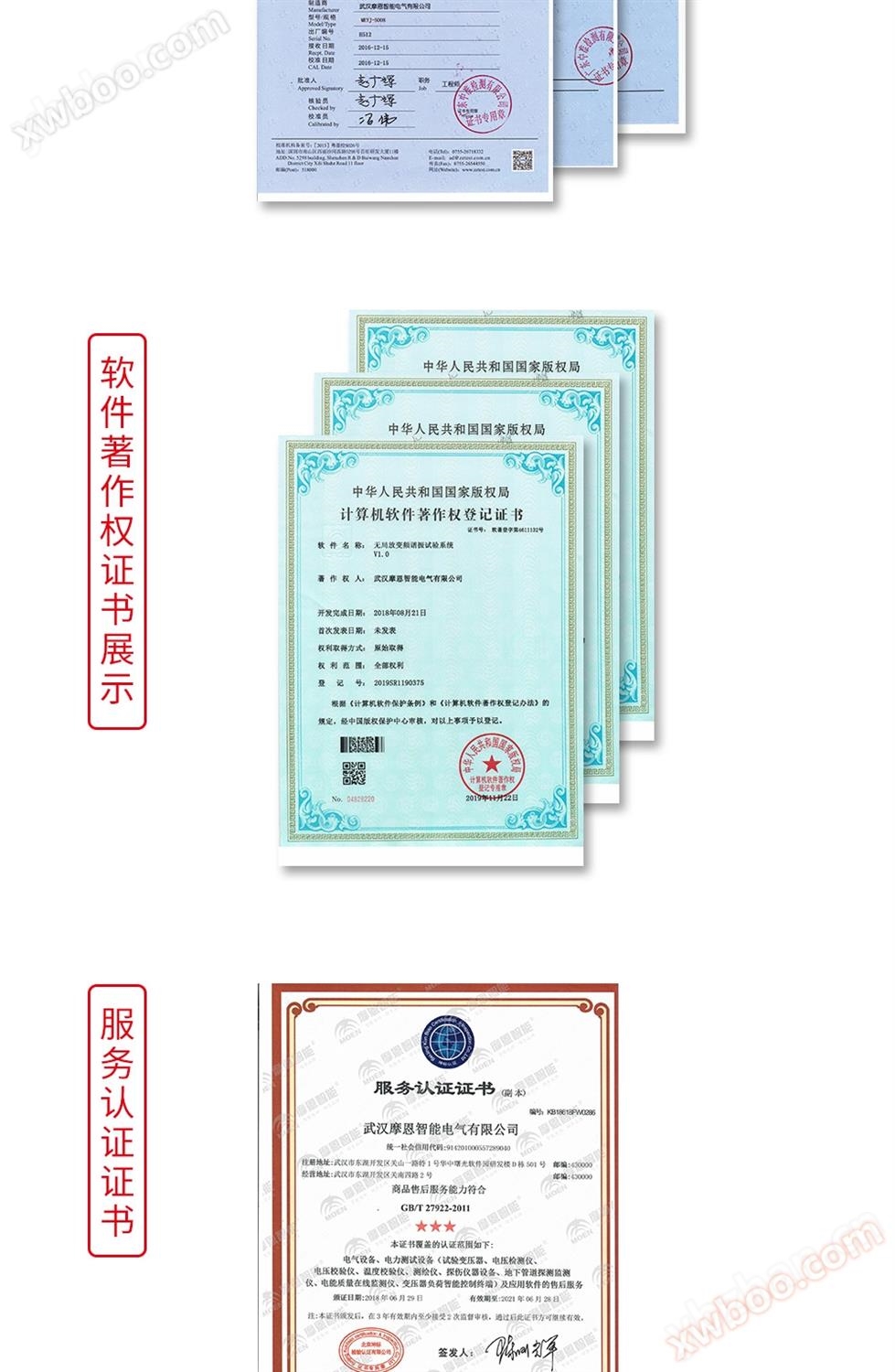 双向台区识别仪认证证书