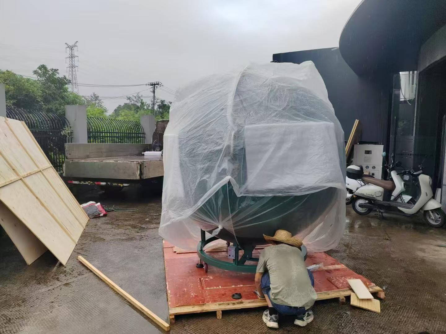 最近都是2米积分球，发往福建厦门，早买工厂检测更轻松