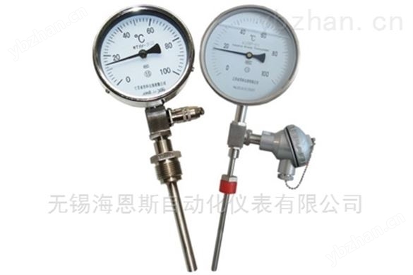 帶熱電阻遠傳雙金屬溫度計-熱電阻溫度計 WSSP-411